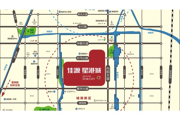 星港城交通图